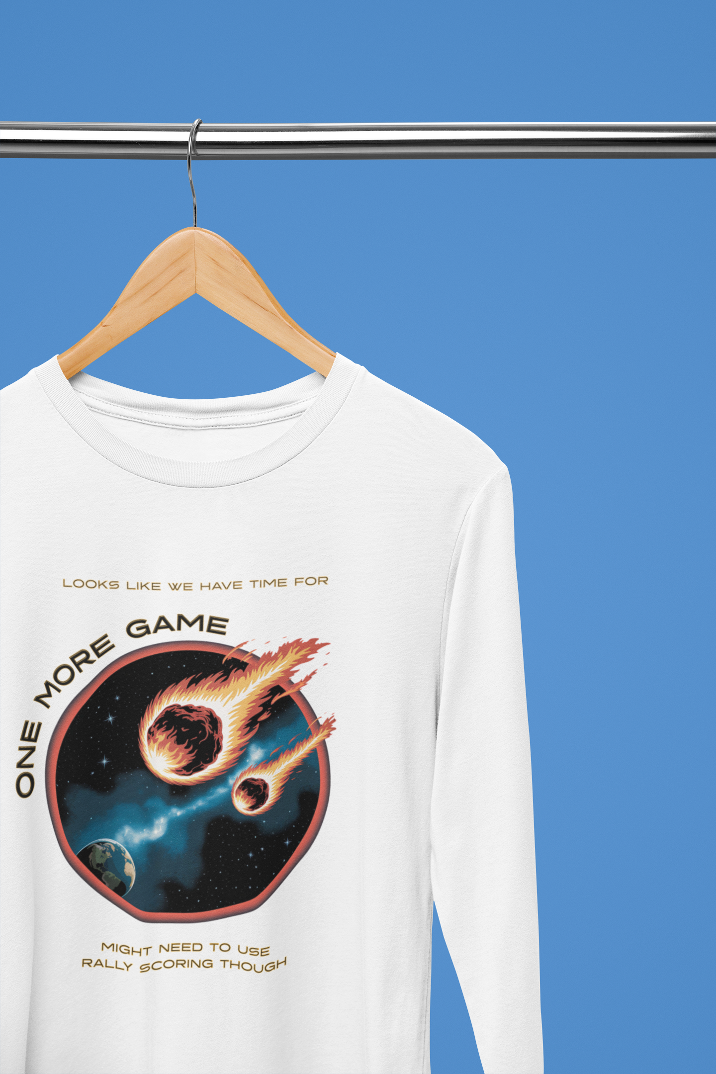 Asteroid - One More Game - Youth long sleeve tee