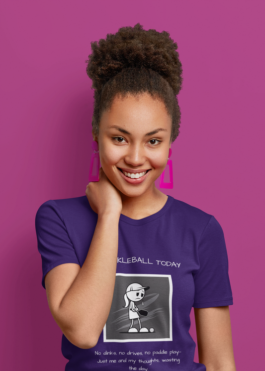 No Pickleball Today (Female) 1 - Unisex t-shirt