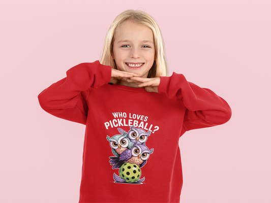 Owl 1 - Youth crewneck sweatshirt