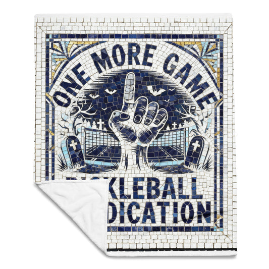Pickleball Dead-ication Mosaic - Throw Blanket