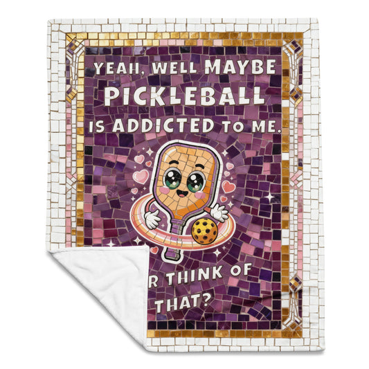 Addicted To Me Mosaic 2 - Throw Blanket