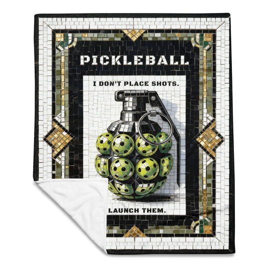 Grenade (Launch) Mosaic - Throw Blanket