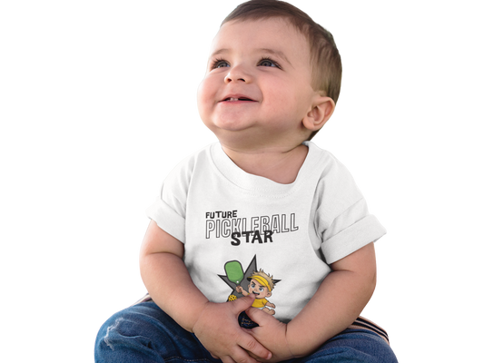 Future Pickleball Star (Boys) 2 - Baby Jersey Short Sleeve Tee