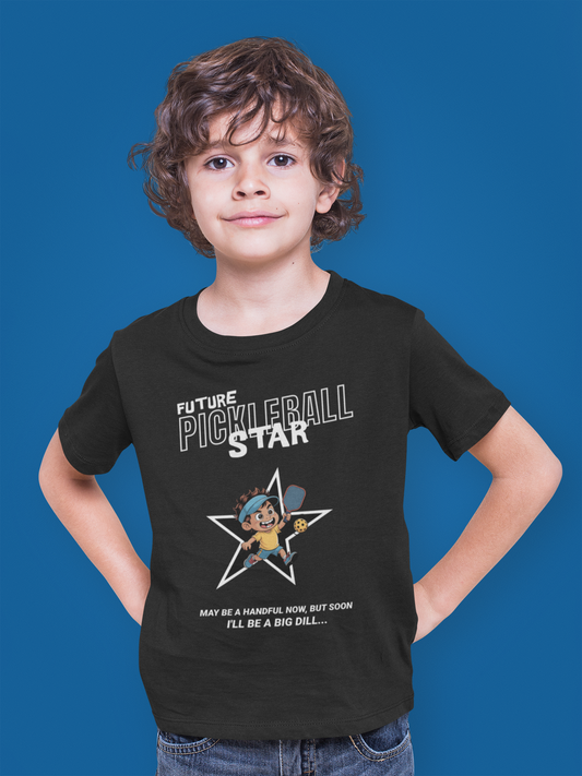 Future Pickleball Star (Boys) 1 - Toddler Short Sleeve Tee