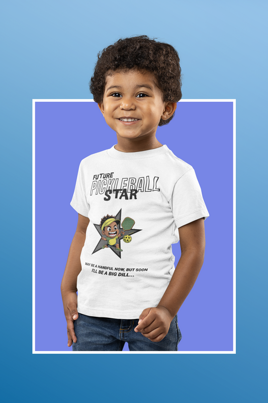 Future Pickleball Star (Boys) 3 - Toddler Short Sleeve Tee