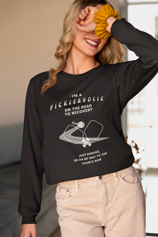Pickleaholic - Unisex Long Sleeve Tee