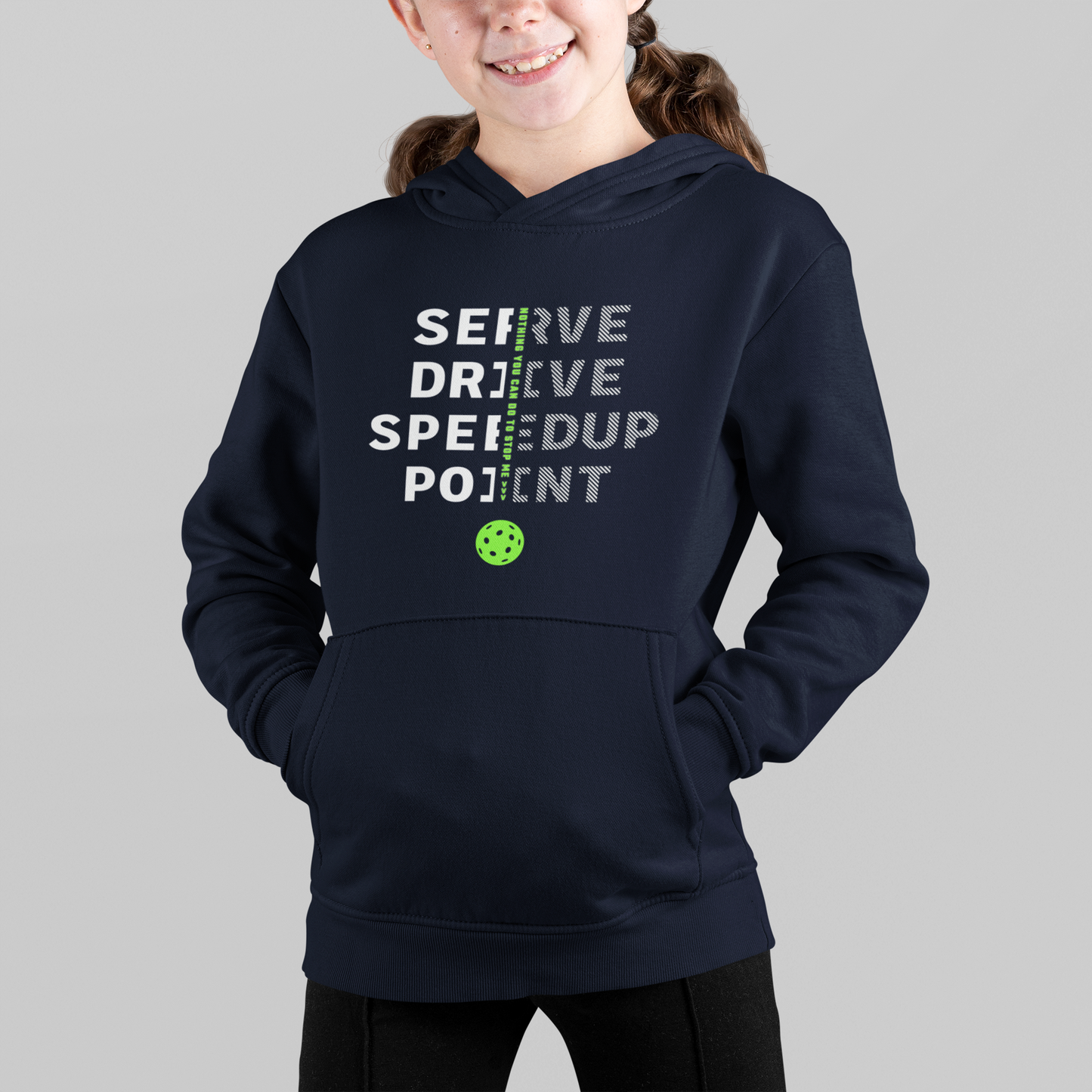 Stop Me - Youth heavy blend hoodie