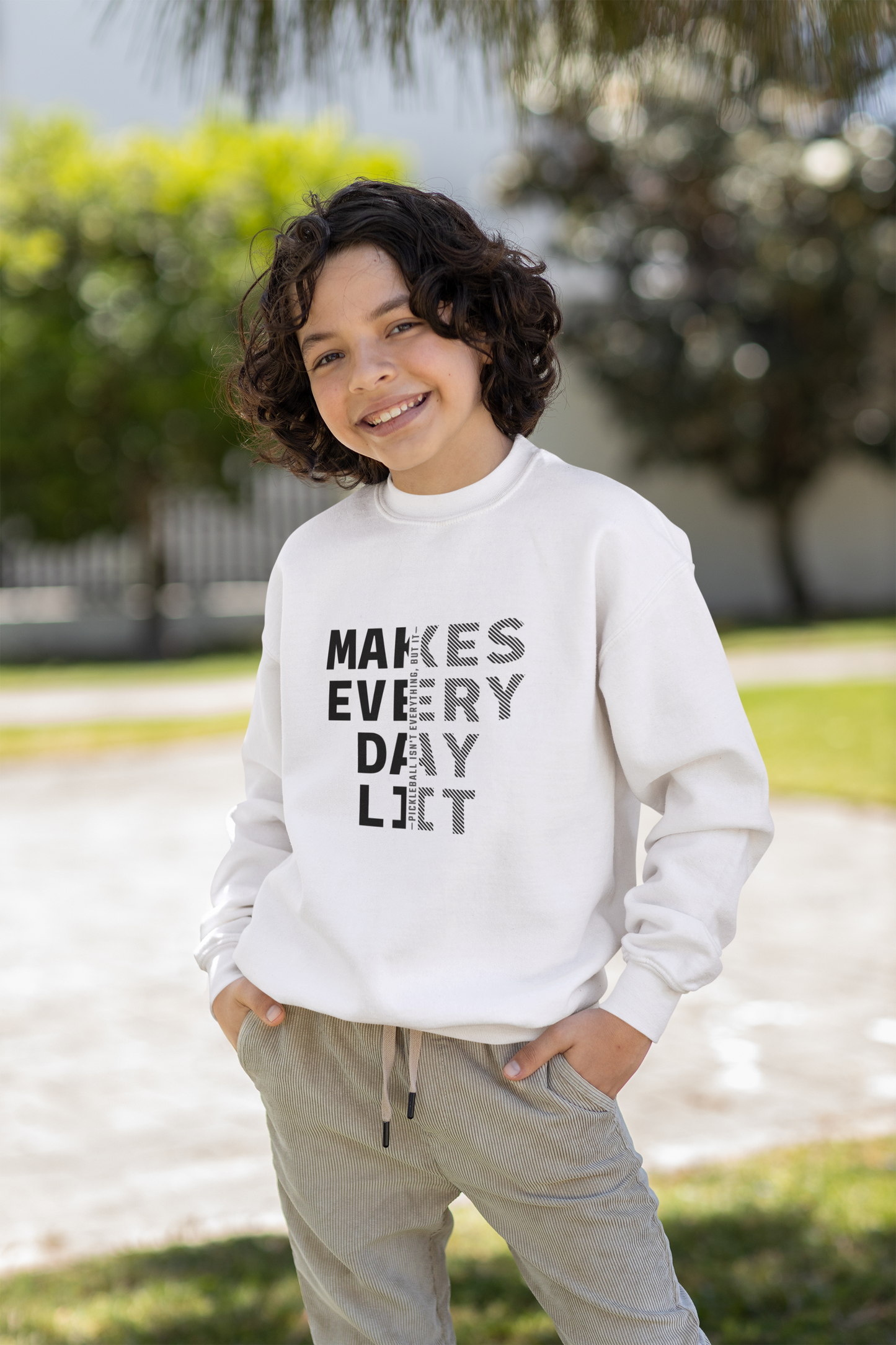 Isn't Everything (Lit) - Youth crewneck sweatshirt