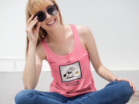 I'm Ok (Female) 1 - Women’s fitted racerback tank top