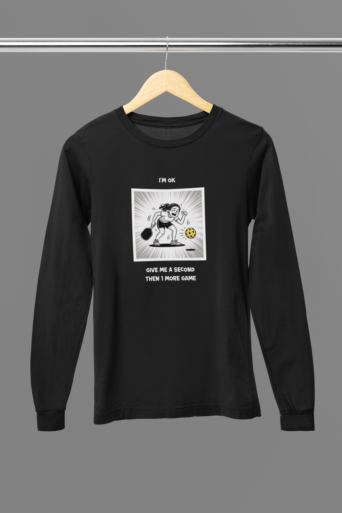 I'm Ok (Female) 3 - Unisex Long Sleeve Tee