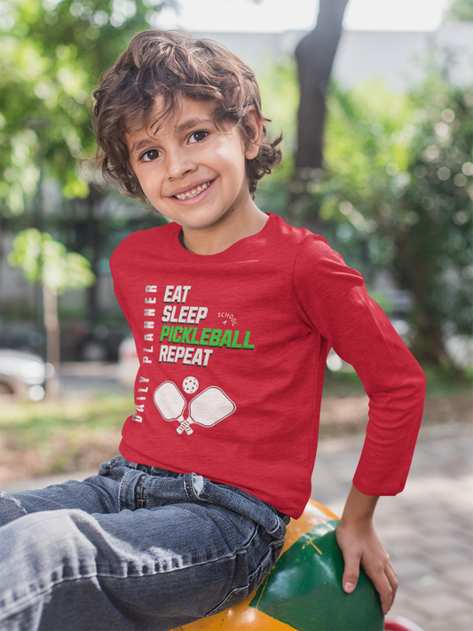 Daily Planner - School - Youth long sleeve tee