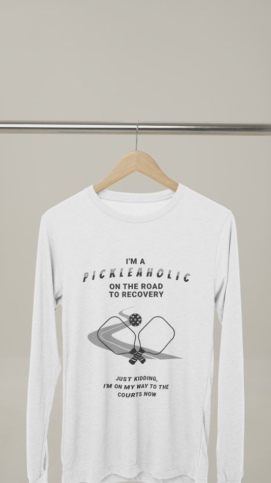 Pickleaholic - Unisex Long Sleeve Tee