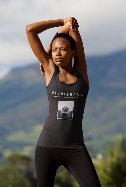 Precision. Velocity. Control. - Women’s fitted racerback tank top