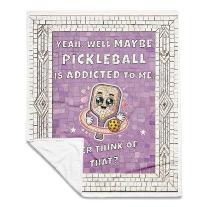 Addicted To Me Mosaic - Throw Blanket