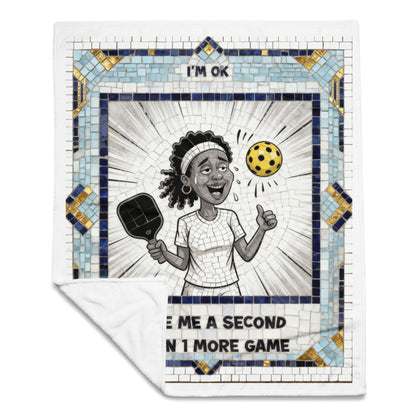 I'm Ok Mosaic 2 - Throw Blanket