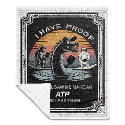 I Have Proof (ATP) Mosaic - Throw Blanket