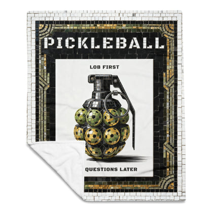 Grenade (Lob First) Mosaic - Throw Blanket