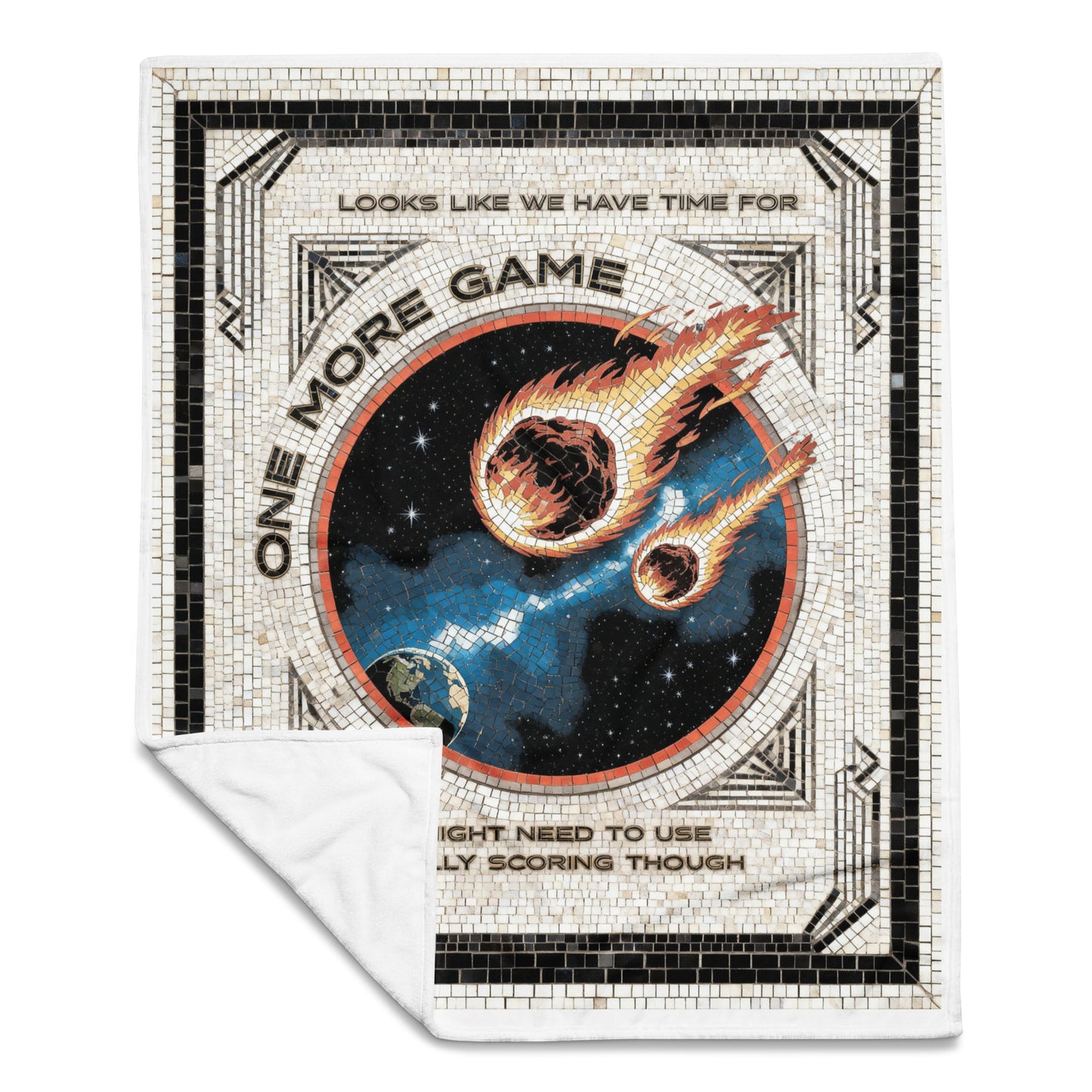 Asteroid Mosaic - Throw Blanket