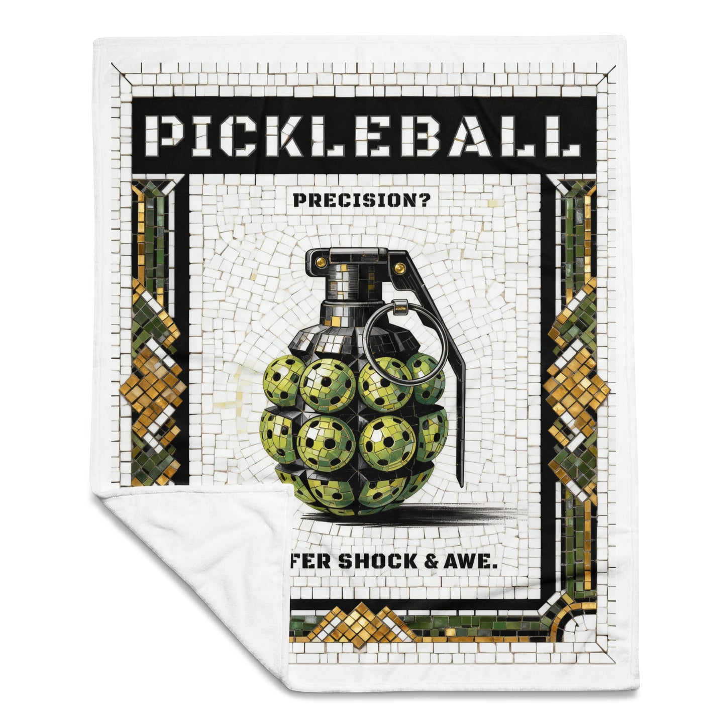Grenade (Shock & Awe) Mosaic - Throw Blanket