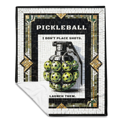 Grenade (Launch) Mosaic - Throw Blanket