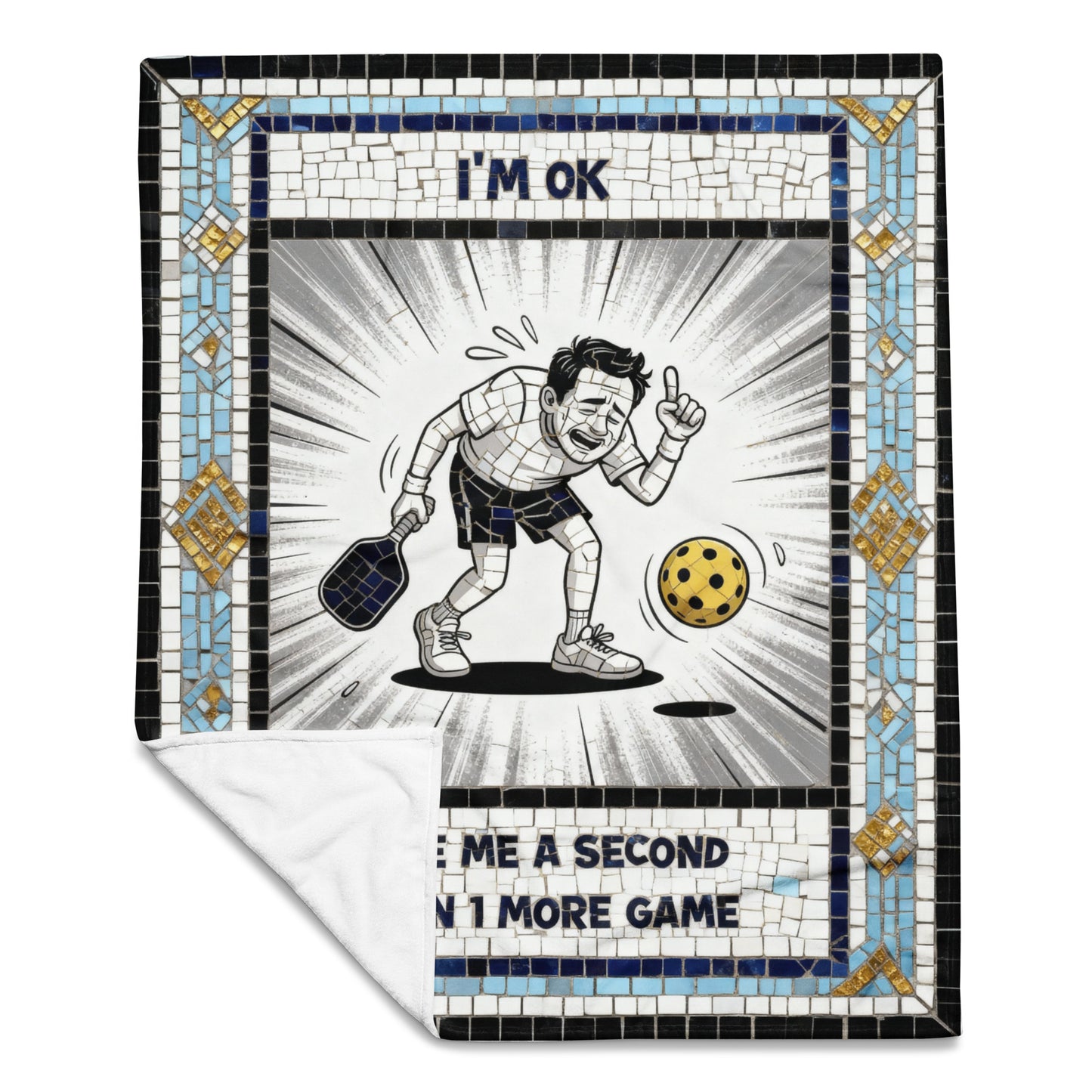 I'm Ok Mosaic 3 - Throw Blanket