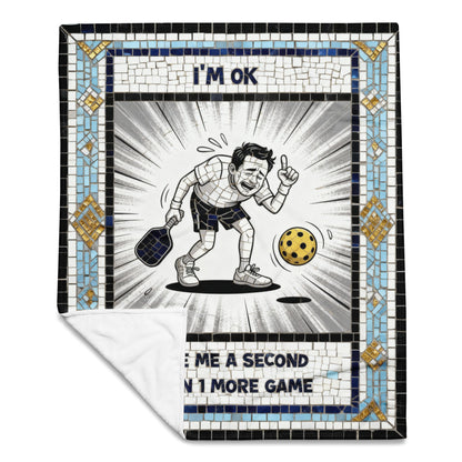 I'm Ok Mosaic 3 - Throw Blanket