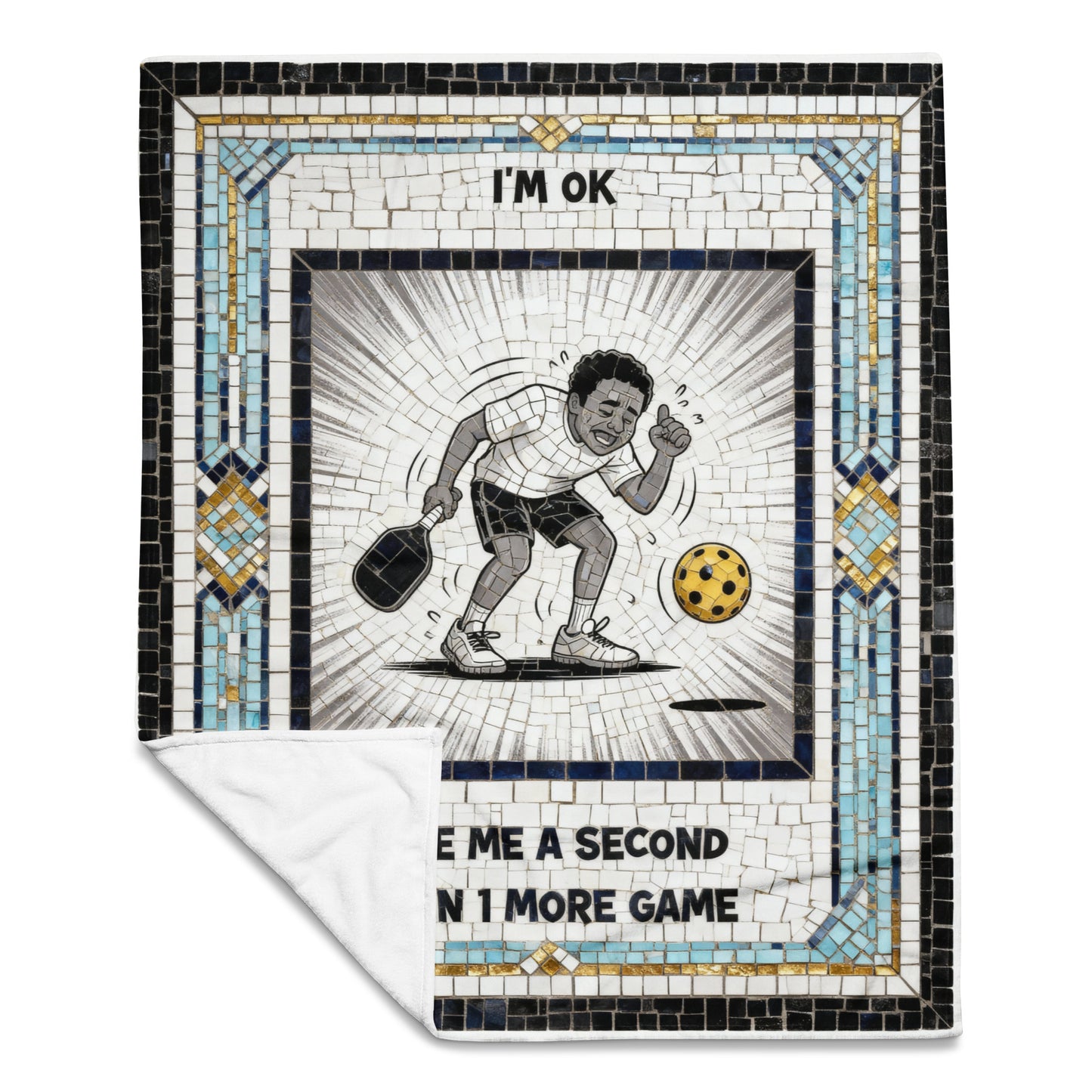 I'm Ok Mosaic 4 - Throw Blanket