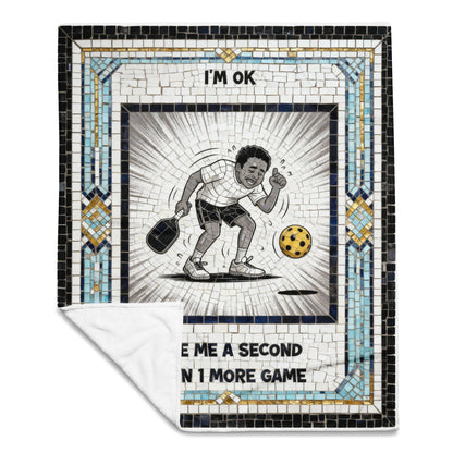 I'm Ok Mosaic 4 - Throw Blanket