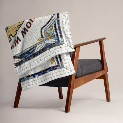 Pickleball Lobster Mosaic - Throw Blanket