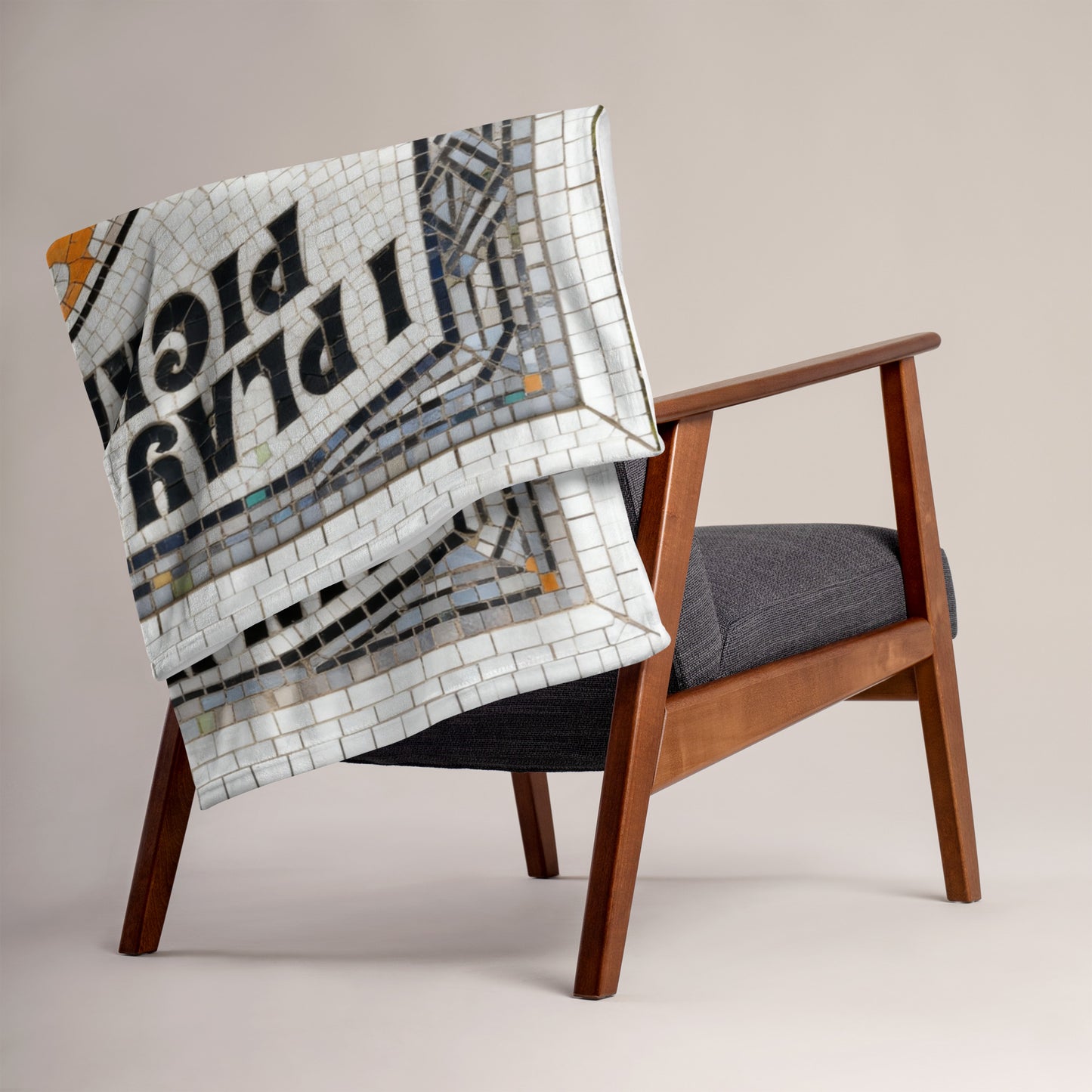 I'm A Fungi Mosaic - Throw Blanket