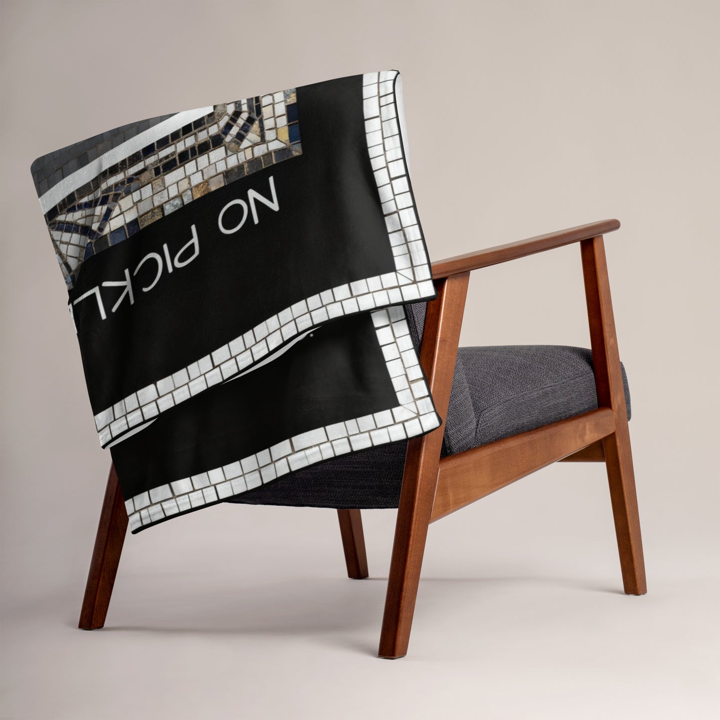 No Pickleball Today Mosaic 2 - Throw Blanket