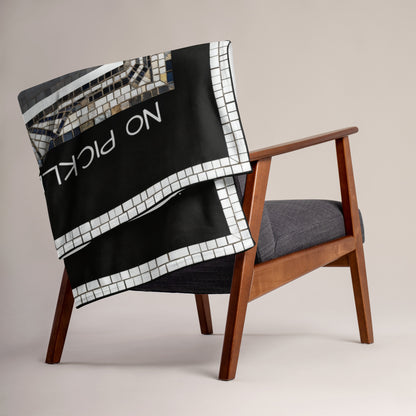 No Pickleball Today Mosaic 2 - Throw Blanket