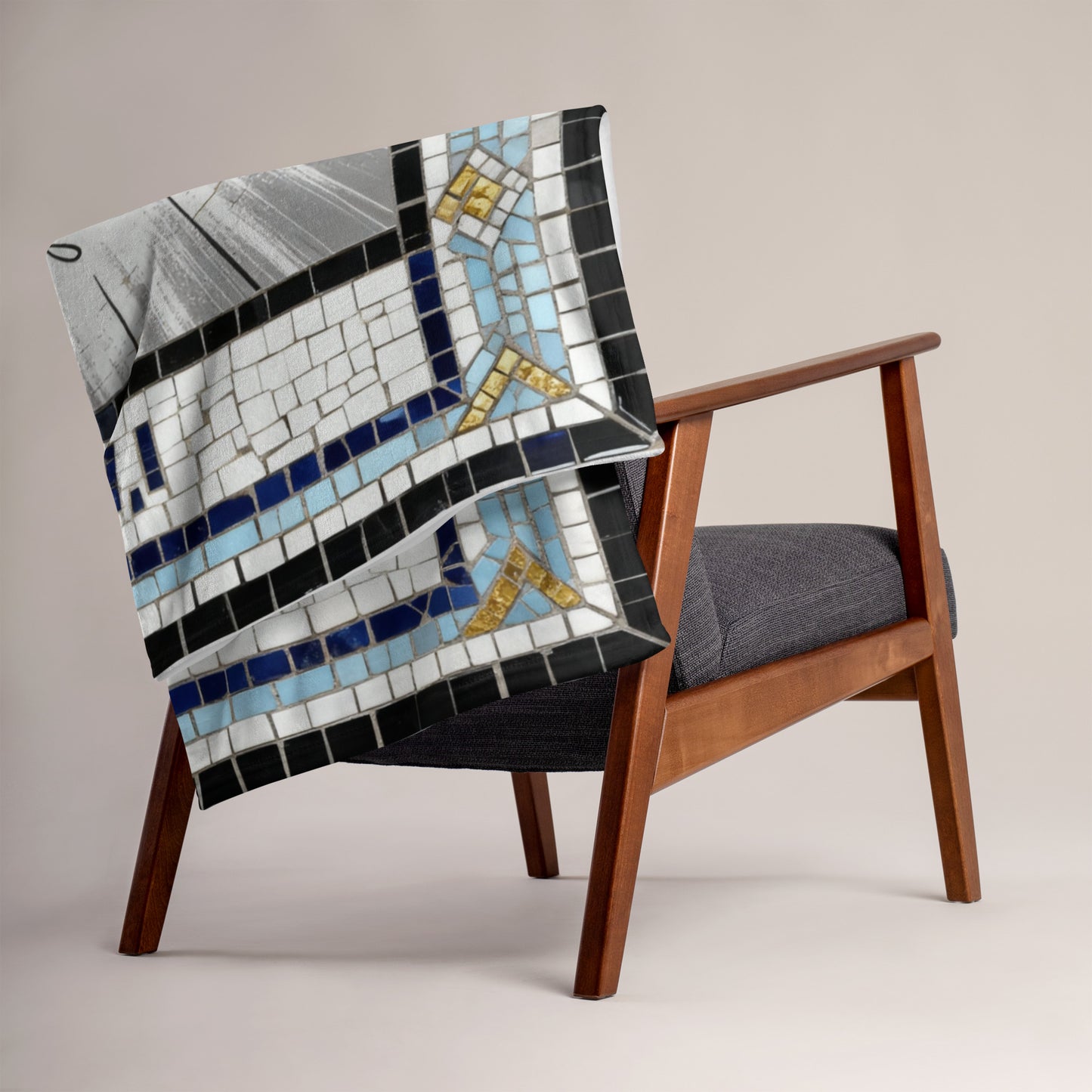 I'm Ok Mosaic 3 - Throw Blanket