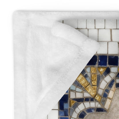 Who Loves Pickleball Mosaic - Throw Blanket